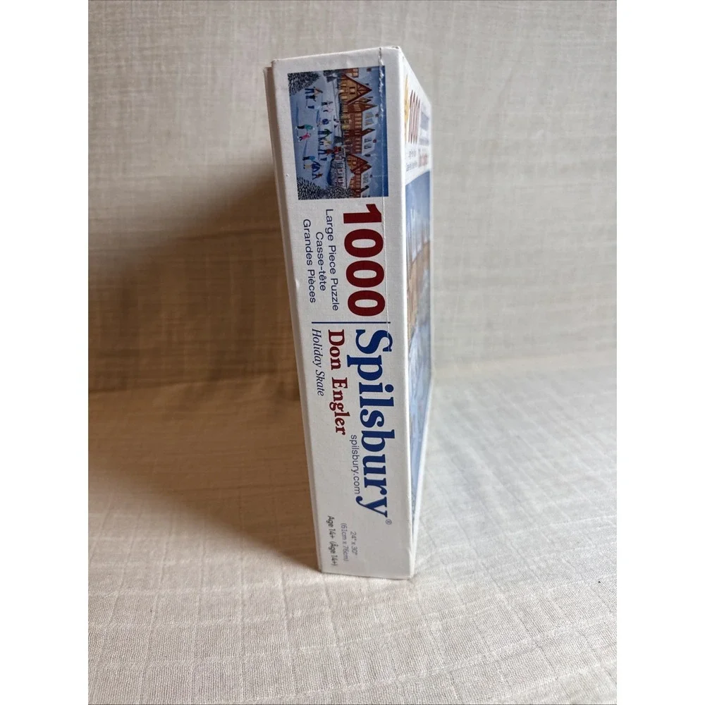 Holiday Skate Large Size 1000 Pc Jigsaw Puzzle, Brand New-Sealed‎ Box!